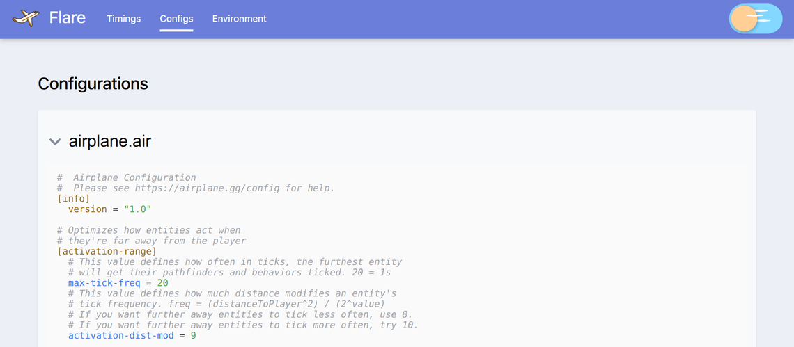 Configuration View Configuration View